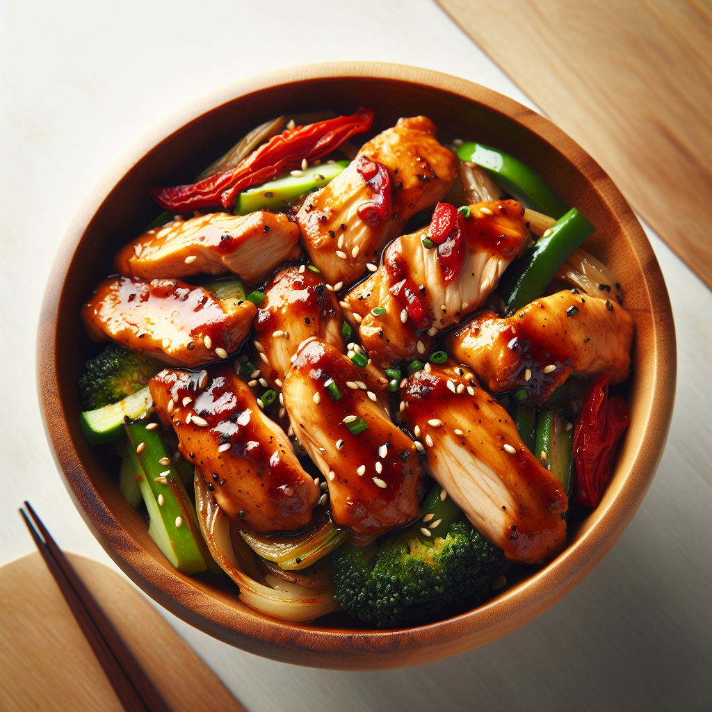 Korean Gochujang Glazed Chicken Bowls