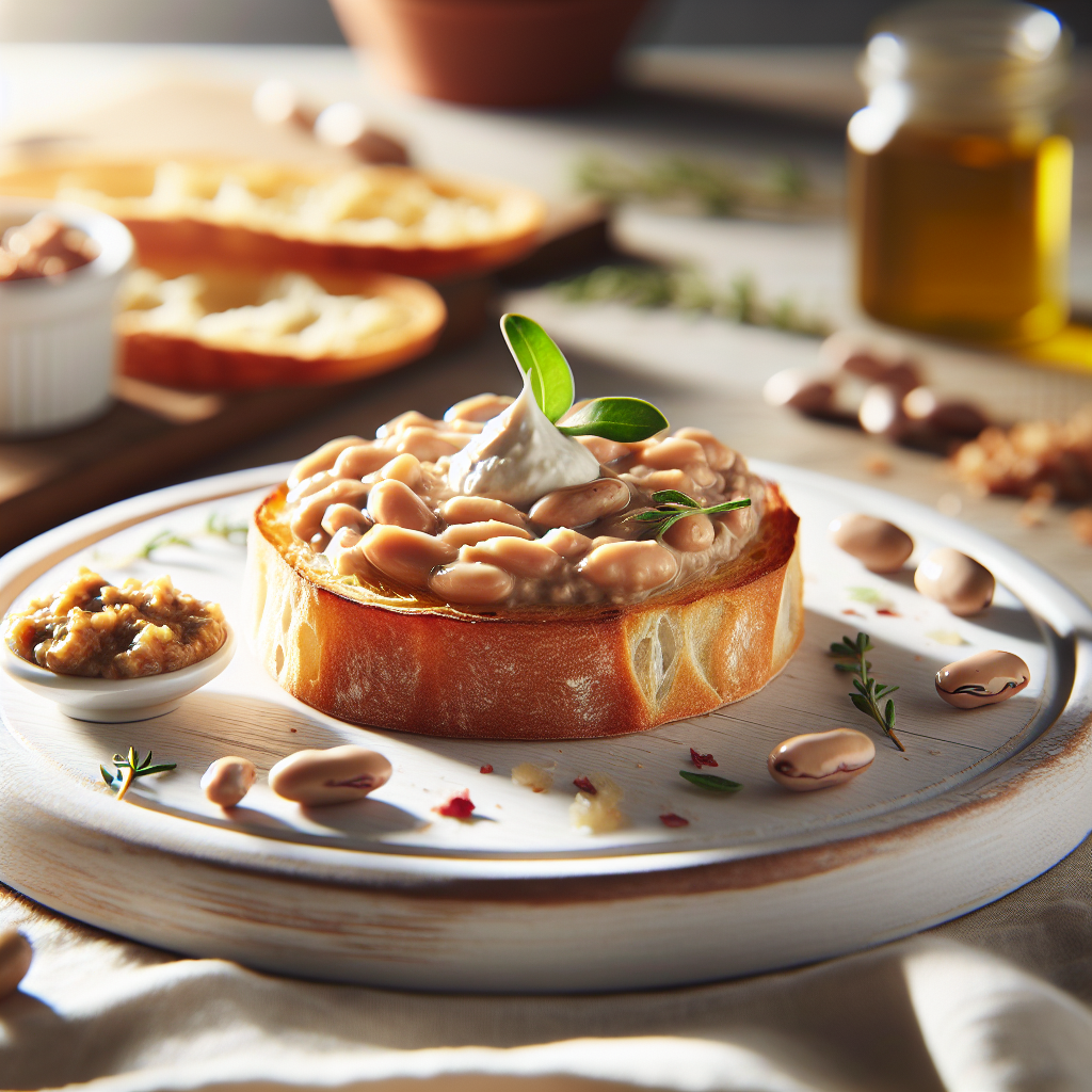 Fransk Vitbönstapenad Tartine