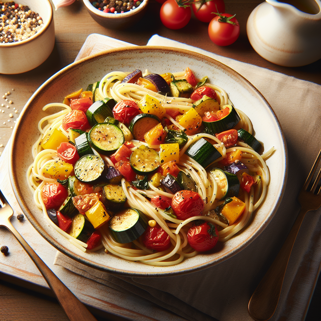 Mediterranean Ratatouille Pasta