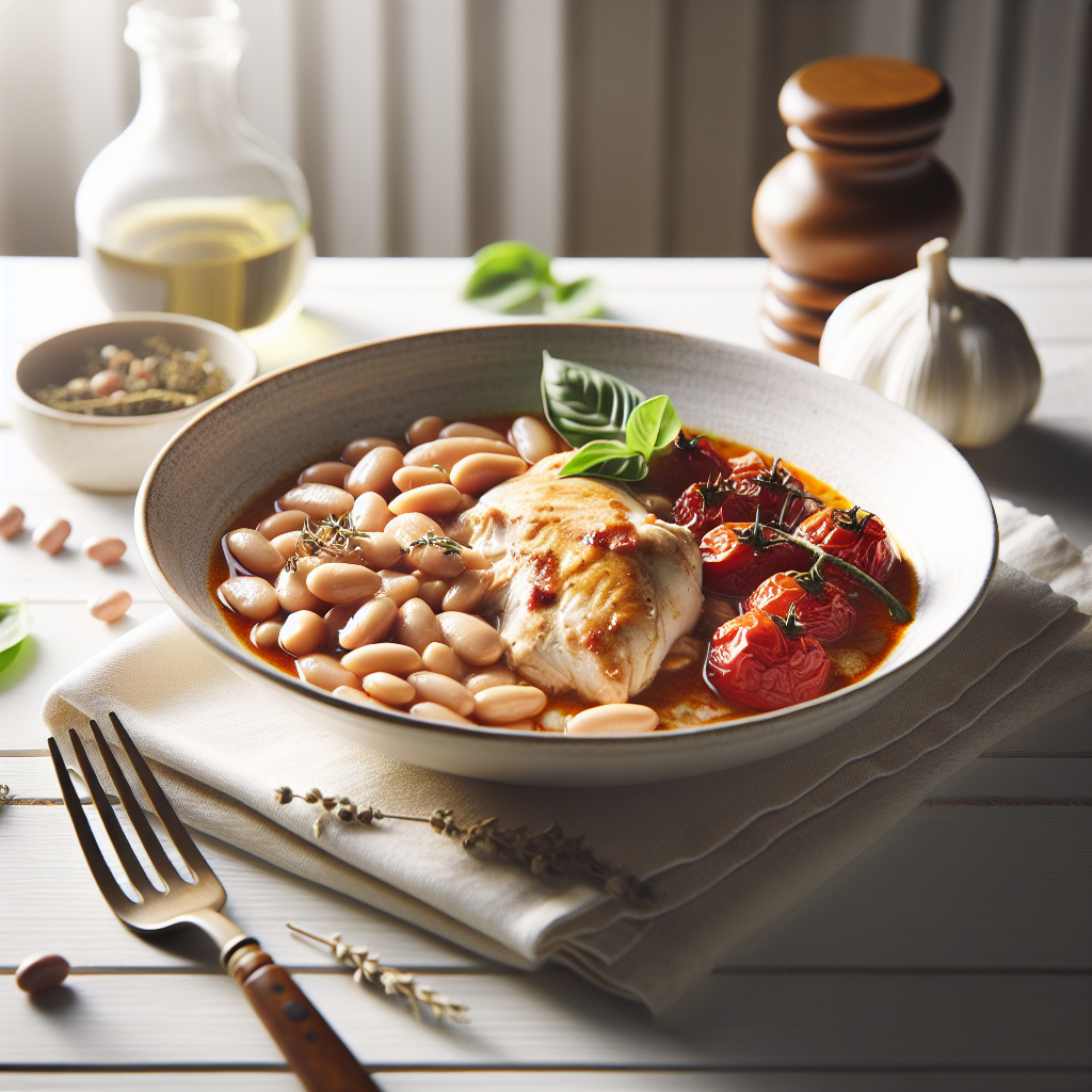 Toscansk Kyckling- och Vitbönssoppa