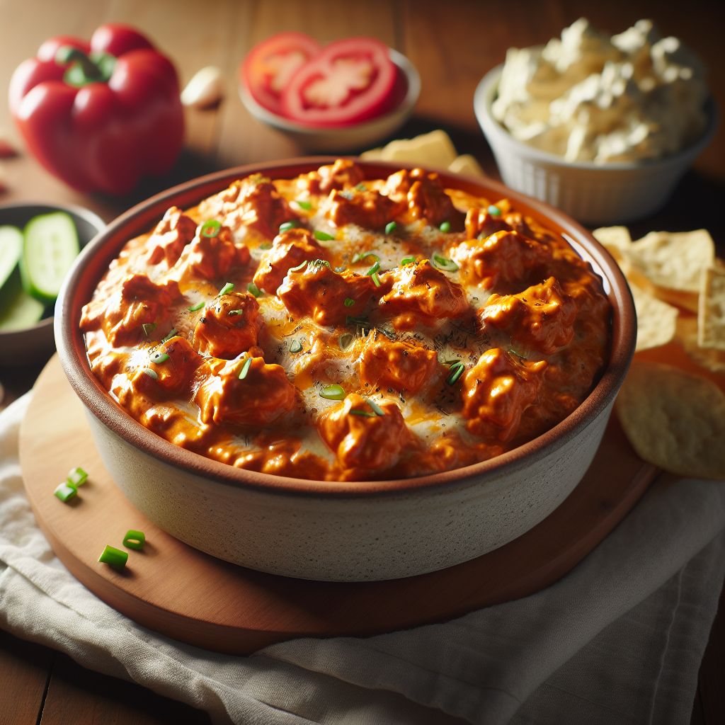 Buffalo Kycklingdipp i Långsamkokare