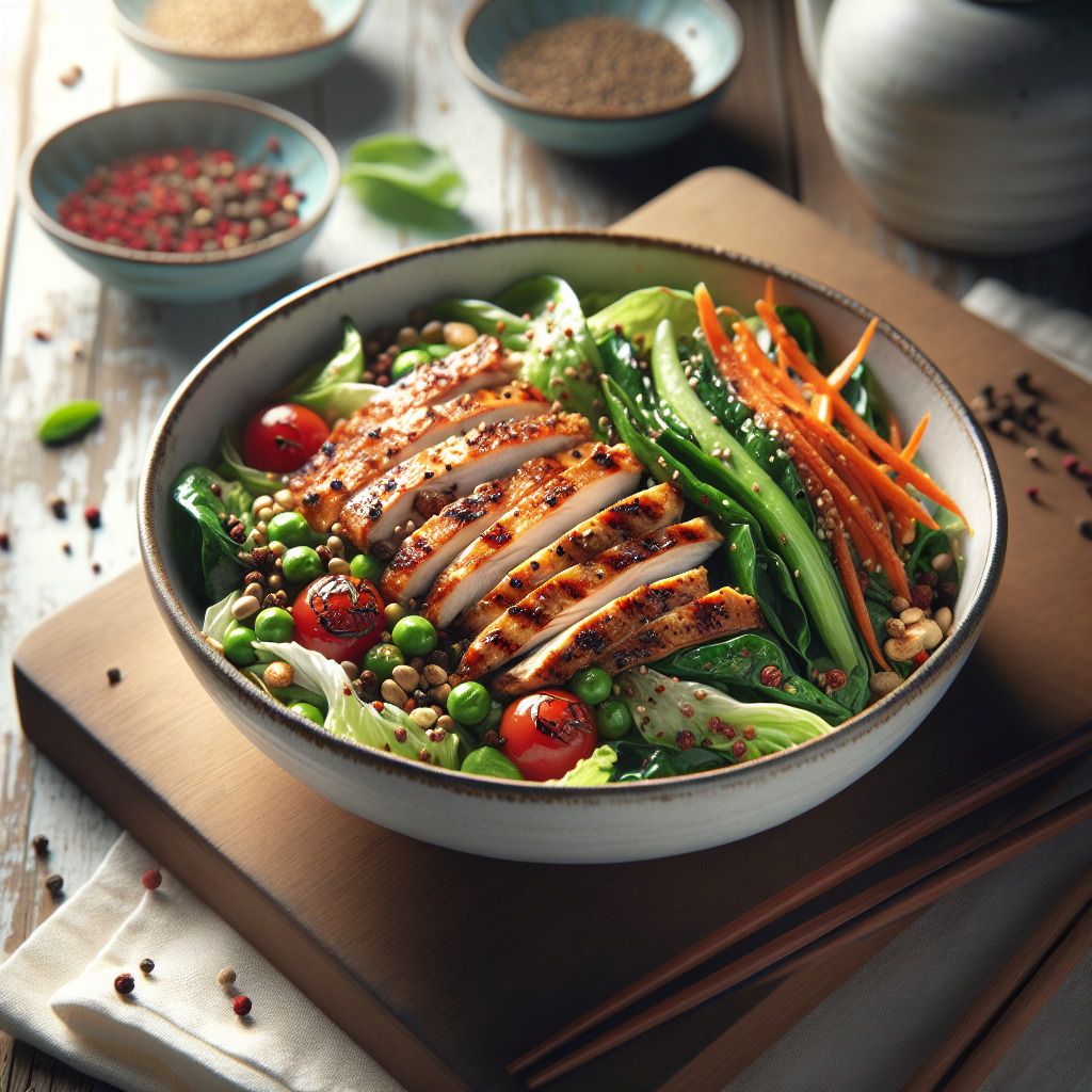 Chinese Five-Spice Grilled Chicken Salad