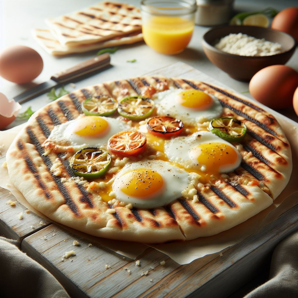 Grilled Huevos Rancheros Flatbread